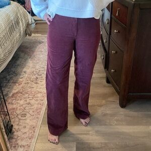 Women's Burgundy Cords Faherty
